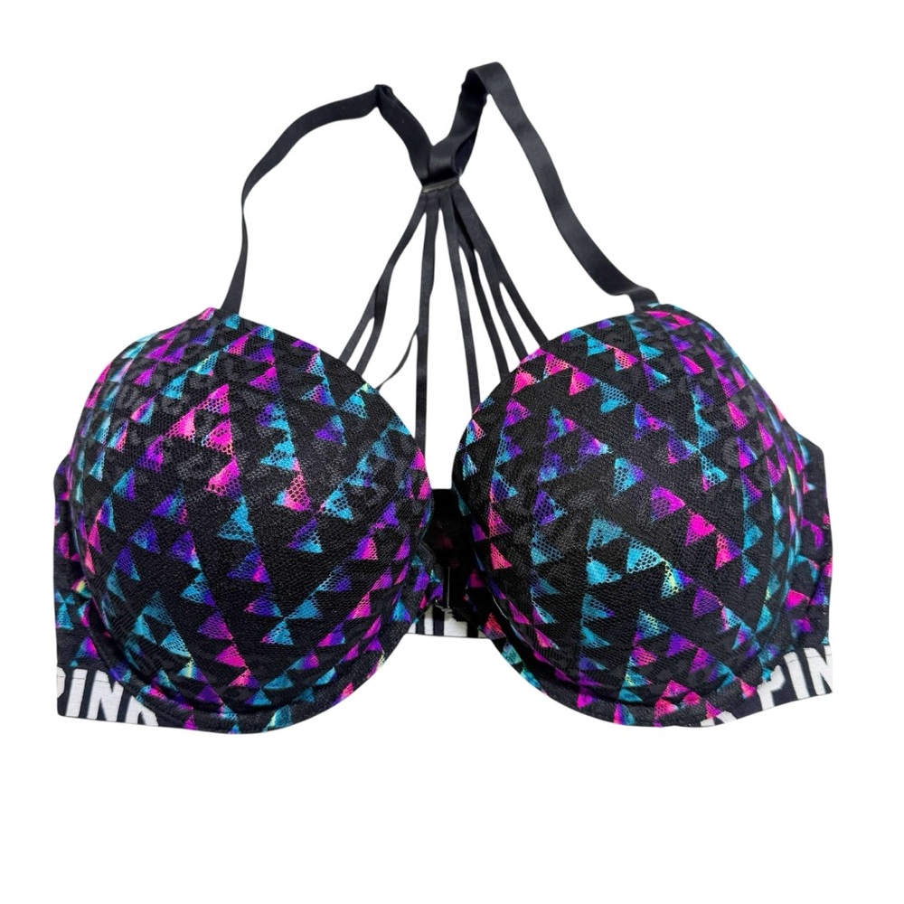 Victoria’s Secret PINK Wear Anywhere Push Up Front Clasp‎ Bra size 34DD